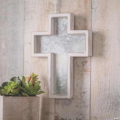 Fun Express Rustic Metal Wall Cross