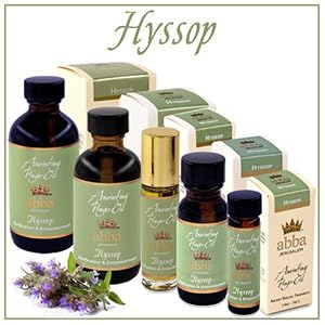ABBA Oil Hyssop 1/4oz Anointing Prayer Oil in Gift Box - ABBA Jerusalem