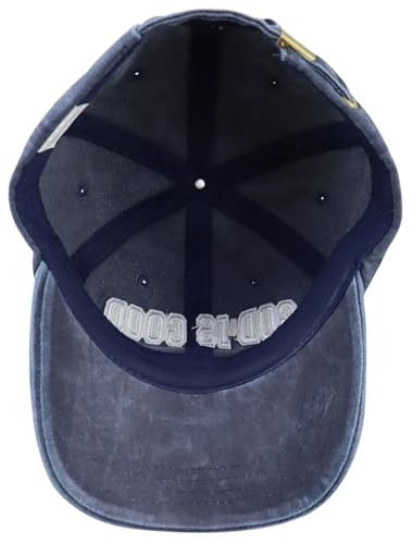 God is Good All The Time Hat for Men Women, Christian Baseball Cap - color: Navy