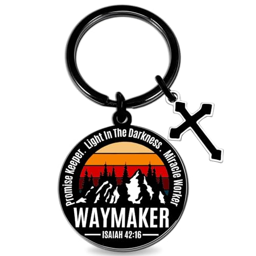 Christian Keychain Gifts For Men Boys Inspirational Bible Verse Jewelry