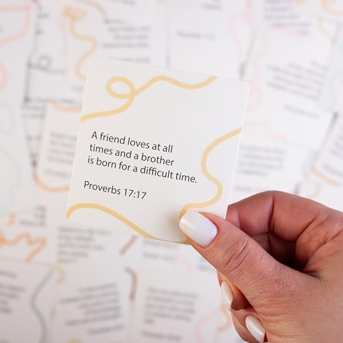 DIVERSEBEE Bible Verse Cards, 60 Unique Prayer Cards (Proverbs Theme) - color: Proverbs