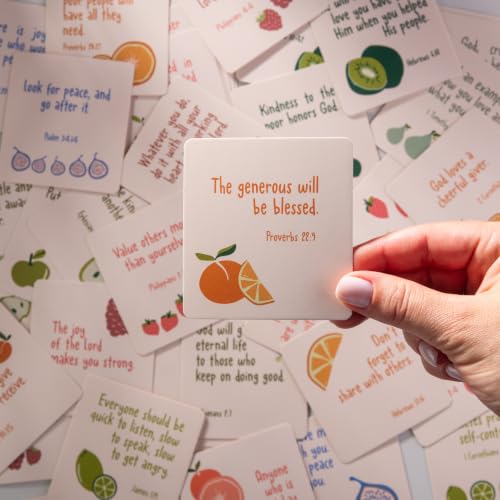 DIVERSEBEE Bible Verse Cards, 60 Unique Prayer Cards (Fruit of the Spirit) - color: Fruit of the Spirit
