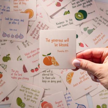 DIVERSEBEE Bible Verse Cards, 60 Unique Prayer Cards (Fruit of the Spirit) - color: Fruit of the Spirit