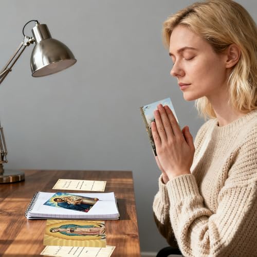 240 Pcs Catholic Holy Prayer Cards Gifts Religious Saints Tracts - style: Catholic