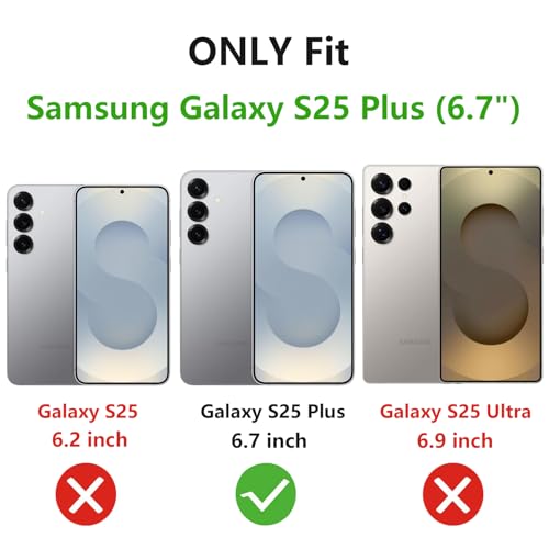 Case for Samsung Galaxy S25+/S25 Plus, Heavy Duty 3 in 1 Hybrid Hard PC & Soft Silicone Shockproof Drop Protection Case for Galaxy S25 Plus 5G (6.7", 2025), Christian Quote Bible Verse Proverbs 31:25 - color: Christian Quote Bible Verse Proverbs 31:25, si