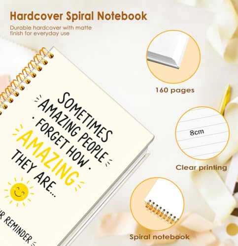 Appreciation Gifts Spiral Notebook, Farewell Gifts for Coworkers, - color: 02-teacher