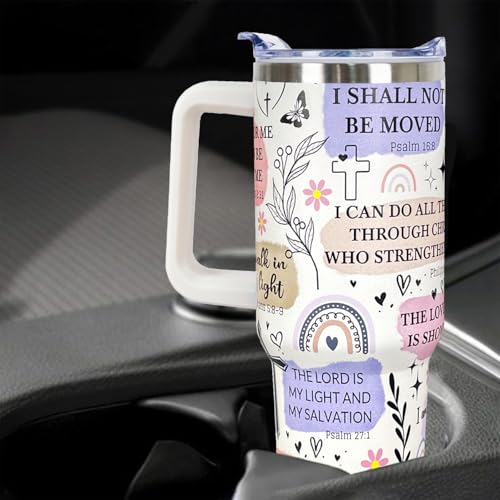 Christian Gifts for Women 40 Oz Child of God Christian Tumbler Cup Inspirational Religious Gifts for Mom Wife Sister Friends Christians Faith Jesus God Bible Verse Gift - color: I am a Child of God 01