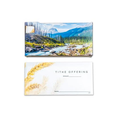 Boxed Set Offering Envelopes | Box of 53 Weekly Offering Envelopes for Church | Tithes and Offerings | 3" x 6 5/16"