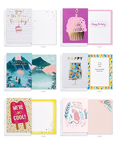 American Greetings 41-Count All-Occasion Greeting Card Pack, Assorted Colorful Designs