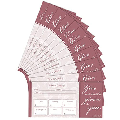 Eaasty 200 Pcs Church Offering Envelopes Bill Size Donation,Simple Style - style: Simple Style