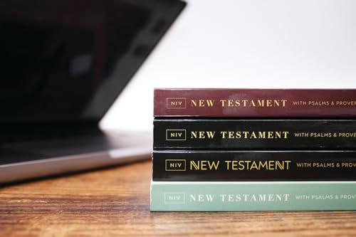 NIV, New Testament with Psalms and Proverbs, Pocket-Sized, Paperback, Black, Comfort Print