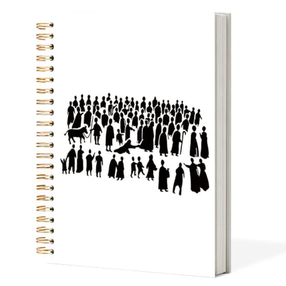 Bible Notebook,Healling of The Woman Inspirational Christian Church Hardcover Spiral Notebook Gifts,5.5x8.3 Inch - color: White-healling of the Woman