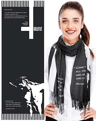 CBC Crown Large Women's Christian Religious Theme Bible Verse - color: Salvation - Black