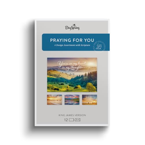 Hallmark DaySpring Religious Encouragement Cards, 12-Pack (Praying for You) - style: Encouragement