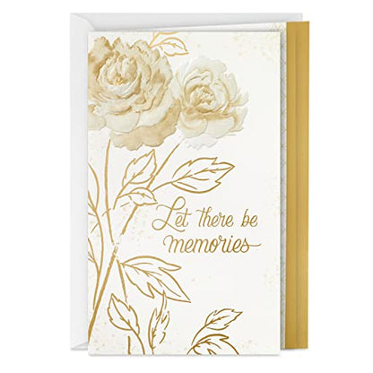 Hallmark Sympathy Card (Let There Be Memories) - color: Modern Floral