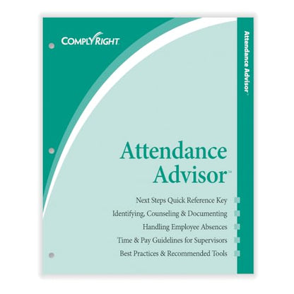 ComplyRight 2027 Attendance Calendar Kit, White, Pack of 50 - size: 50 Pack, style: Attendance Calendar Kit