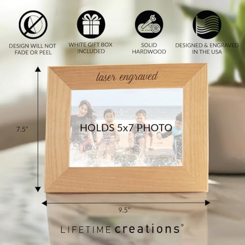 Lifetime Creations Personalized Godmother Picture Frame: Engraved Godmother Gift, Holds 5" x 7" Photo (Landscape) - color: Custom - Godmothers, size: 5" x 7" Landscape