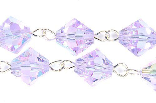 Catholic Communion Rosary Bracelet Created with Swarovski® Crystals, Glass - color: Alexandrite - June