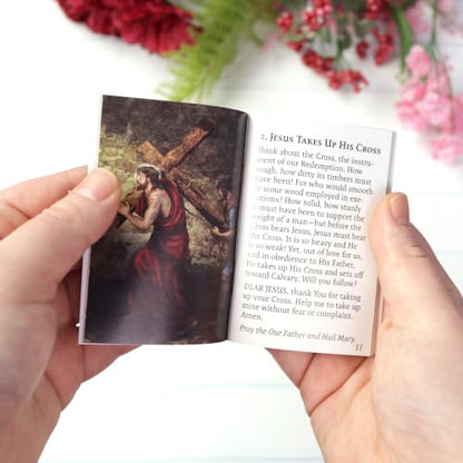 The Way of the Cross Pocket Prayer Books, Catholic Devotional, Pack of 3