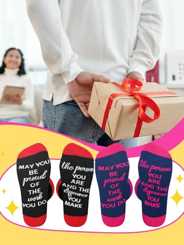 Shihanee Housekeeping Week Gift Appreciation Crew Sock - style: Proud