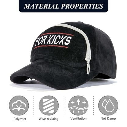Baseball Cap for Women Men - Adjustable Size Hat - color: Black-19