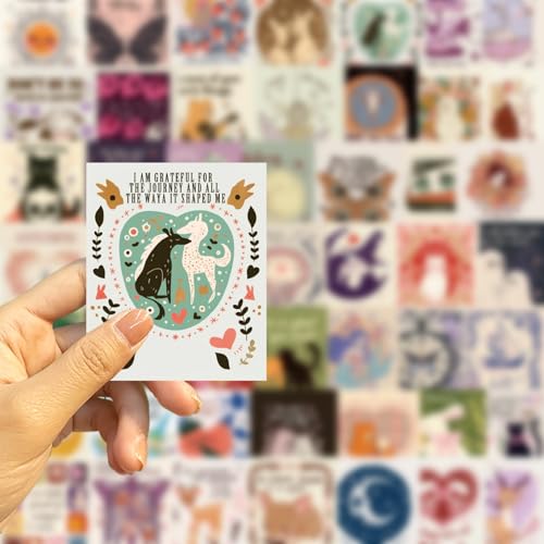 50PCS Motivational Stickers, Vintage Inspirational Stickers - style: Weird