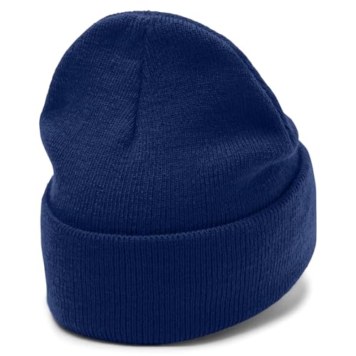 Christian Jesus Fish Beanie Hat for Men Women, Cuffed Beanie Jesus Hats, Religious Gifts for Christmas, New Years - color: Navy Blue, style: Jesus Fish