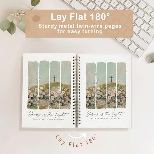 Bible Journal for Women,Bible Nnotebook,Gifts for Christian Women - color: Jesus is the light