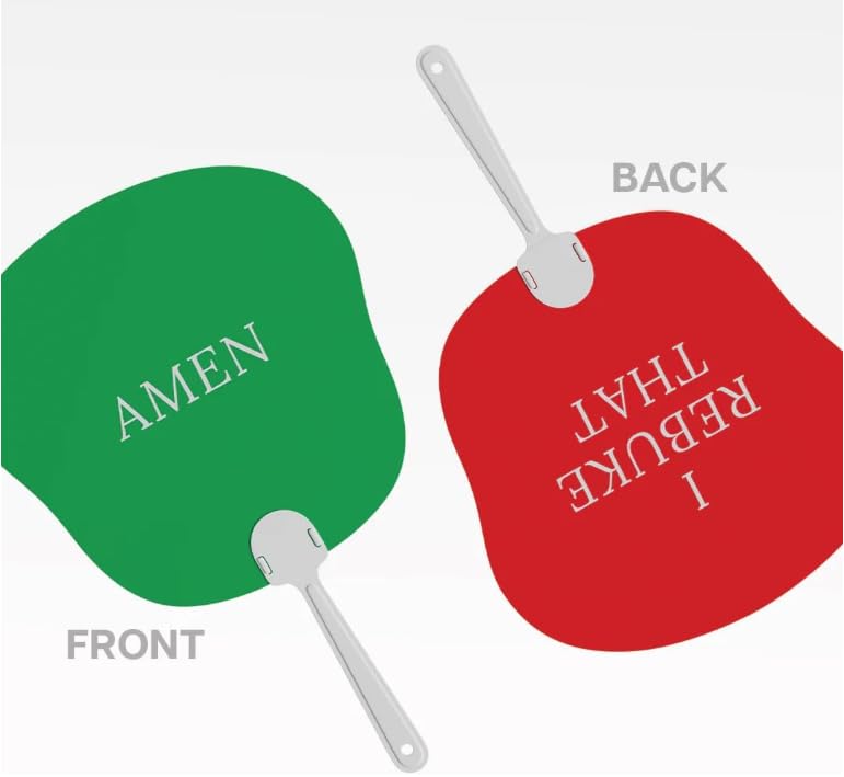 Christian Card Game Family Pack- 1 Game and 4 Amen & I Rebuke that Fans - Faith Conversation Game for Family Night, Church Groups, Young Adults Ministry & Icebreakers