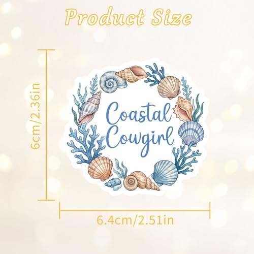 100 Pcs Ocean Stickers, Sea Life Beach Aesthetic Stickers - color: Ocean Beach Summer