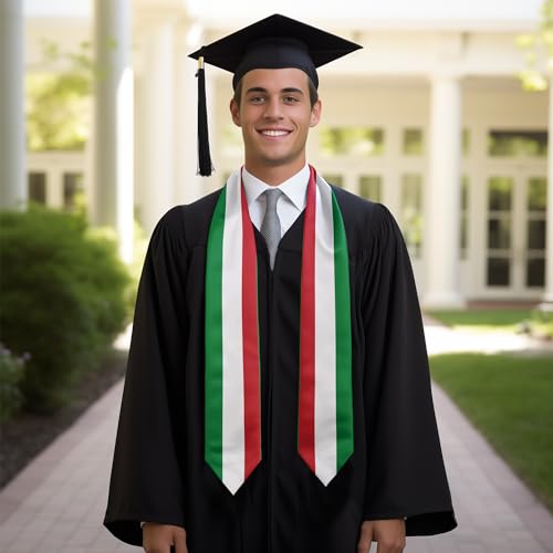 Graduation Flag Stole Sash Scarf Day Gifts - color: Italy Flag