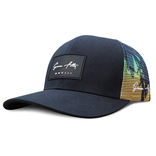 Grace Folly Trucker Hat for Men or Women- Many Cool Designs - color: Palm Beach