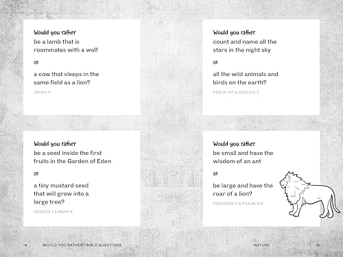 Would You Rather? Bible Questions: A Fun Bible Game for Kids and the Whole Family!