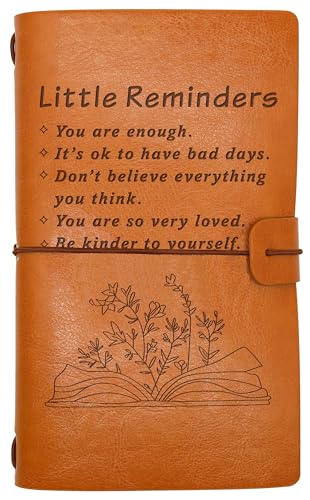 ZVMIS Inspirational Gift-Motivational Travel Gift-You are Enough-Self Love Present,Little Reminders Journal-Birthday Christmas Graduation Present-Refillable Travel Photo Diary Journal - style: Style58-Little Reminders