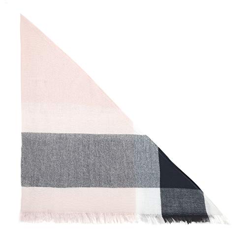 American Trends Scarfs for Women Winter Triangle Scarf Classic Plaid Warm Scarf Soft Scarves Knitted Wrap Shawl - color: A Triangle Pink & Black