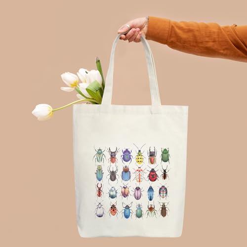 Doreen's Boutique Aesthetic Canvas Handbag Tote Bag - style: Insect