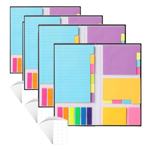 Mr. Pen- Sticky Notes Set, 2 Sets, 2460 Pack, Ruled - color: Vibrant, size: 2 Sets (Pack of 3)