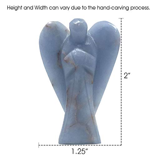 Nelson Creations 2 Inch Angelite Guardian Angel Figurine - color: Angelite