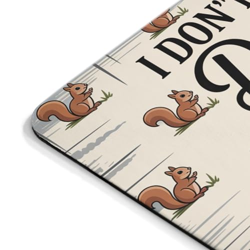 Funny I Dont Have Ducks In A Row I Have Squirrels And there Everywhere Mousepad Sarcastic Desk Mat Non Slip Rubber Base Office Humor Gift For Coworkers Friends Quirky Work Accessory - color: Ducks