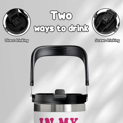 30oz Dance Insulated Tumbler with Top Handle, Dance Gifts for Girls Women - color: Dance1