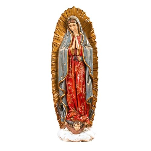 Avalon Gallery Catholic Saints Figurine - Toscana Collection Religious Statue, 9" H, Our Lady of Guadalupe - color: Our Lady of Guadalupe