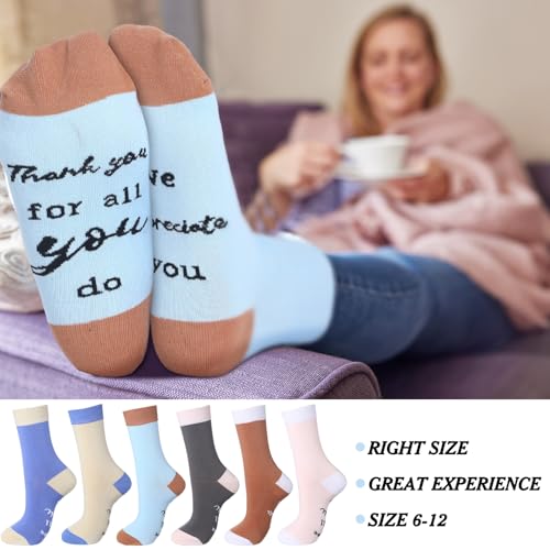 Xtinmee Housekeeping Week Appreciation Socks Gifts Bulk - color: Morandi Color