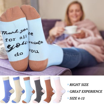Xtinmee Housekeeping Week Appreciation Socks Gifts Bulk - color: Morandi Color