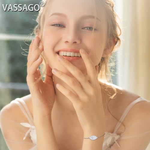 VASSAGO Virgin Mary Bracelet for Women Men Double-Sided Virgen de Guadalupe Rosary Bracelet Medal Handmade Braided Rope Catholic Christian Religious Jewelry Gift - color: Silver 1