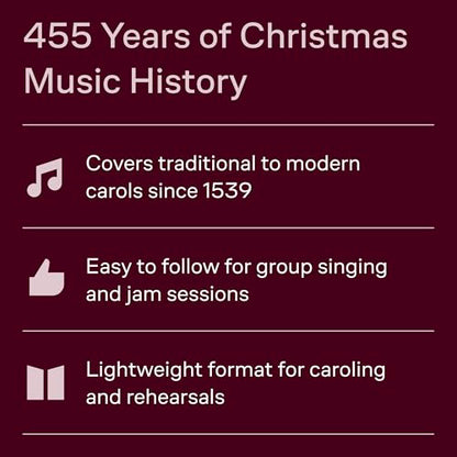 The Christmas Caroling Songbook - 2nd Edition | 80 Classic Holiday Carols with Lyrics, Chords and Melody | Easy Christmas Sing-Along Music Book for Piano Guitar and Voice | Perfect for Choirs