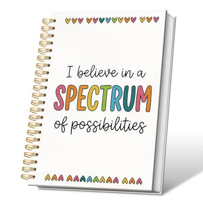 VONTP Special Autism Awareness School Spiral Notebook Journal, 5.5x8.3 Inch - color: 009-teacher