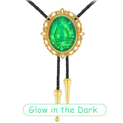 GelConnie Gothic Bolo Tie for Men Women 3D Art Western Cowboy Necktie - color: Frog Wedding Bolo Tie