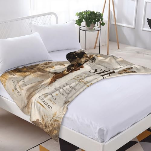 jerkboo African American Throw Blanket Gift 40"x50" - color: African American, size: 50"x40"
