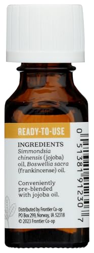 Aura Cacia, Oil Frankincense in Jojoba, 0.5 Fl Oz