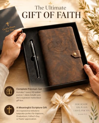 Leather Journal, Jeremiah 29:11 Cover, A5 - color: Jeremiah 29:11